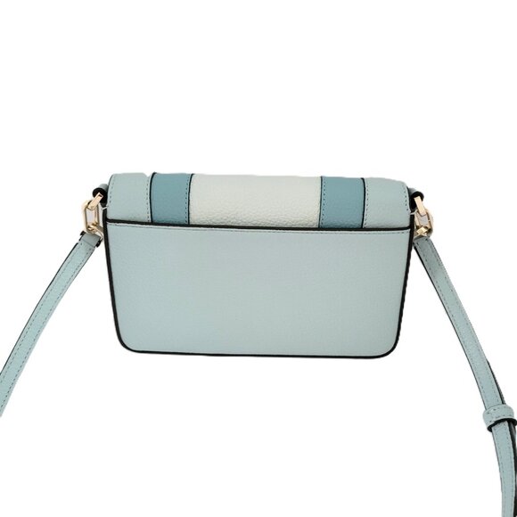 Kate Spade KK149 Lena Pieced Colorblock Small Flap Crossbody Handbag Blue Multi - Picture 4 of 7